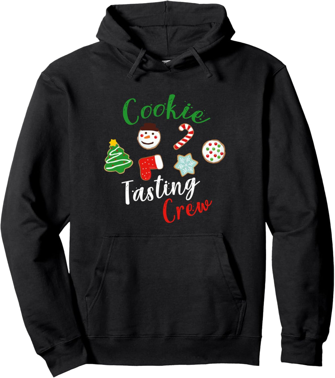 Cookie Tasting Crew Team Christmas Family Matching Group Pullover Hoodie