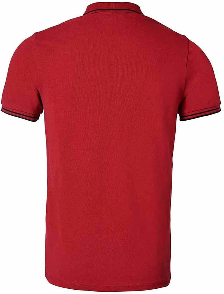 Kappa Herren Ezio T-Shirt S Rojo Oscuro, Schwarz, S Rojo Oscuro, Schwarz