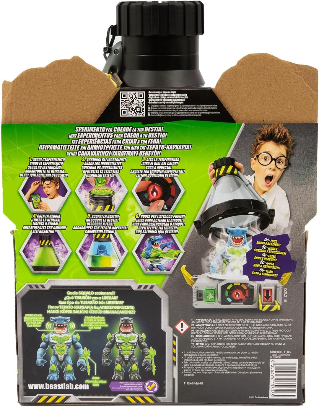 Beast Lab Laboratotio Bio Beast, interaktives Wissenschafts- und Technologie-Spielzeug, Mischzutaten