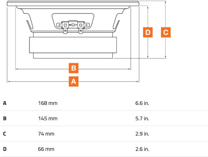 Hertz SV 165.1 - 16,5 cm Tief-/Mitteltöner SV165.1 SET SPL MIDRANGE 165mm 4 Ohm 1 Paar