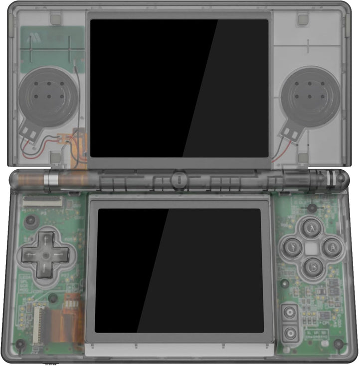 eXtremeRate Ersatz Gehäuse Case für Nintendo DS Lite NDSL, Voll Hülle&Knöpfen&Screen Protector Shell