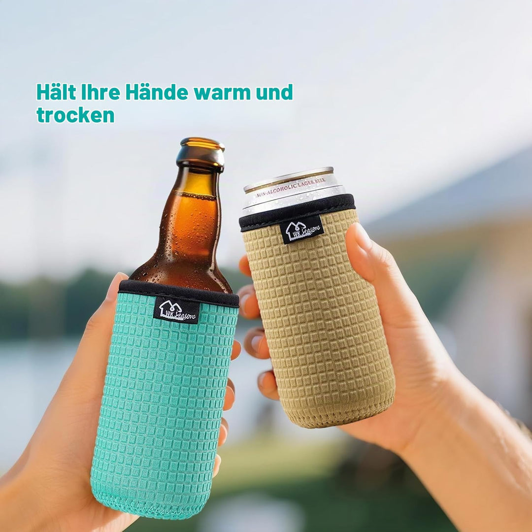 WK IEASON 16oz Can Sleeves Insulators Neoprene Standard Can Covers Coolers Holder Non-Slip Neoprene