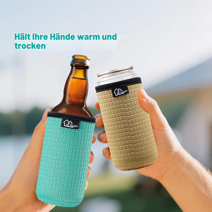 WK IEASON 16oz Can Sleeves Insulators Neoprene Standard Can Covers Coolers Holder Non-Slip Neoprene