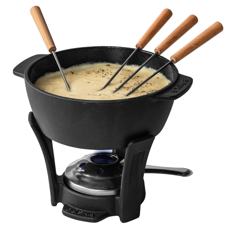 BOSKA Fondue Set Party Pro 1.1L - Fondue Set - Fondue - Käsefondue - Fondue Pot