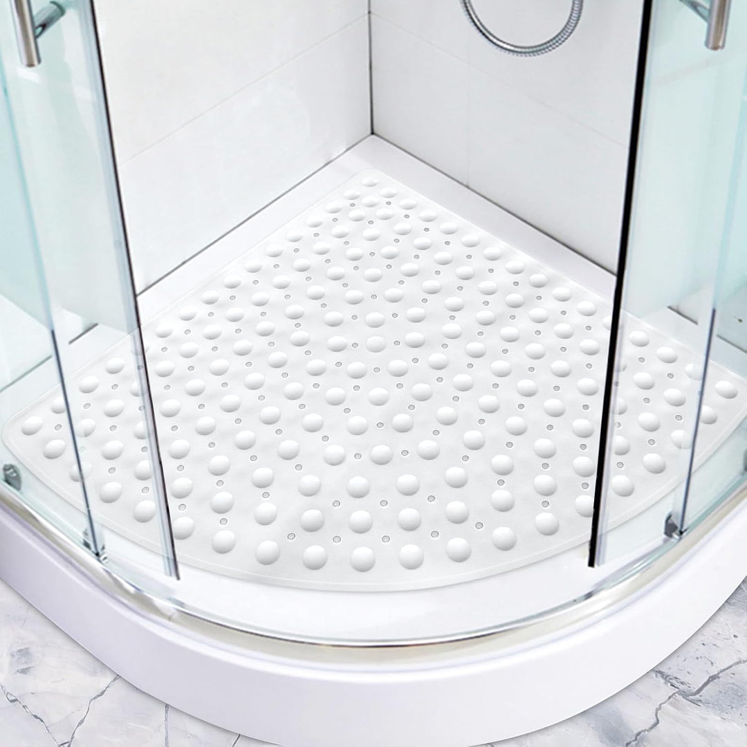 Duschmatte rutschfest Antirutschmatte Dusche 70 x 70 cm: Eckduschmatte Dreieckig Duscheinlage rutsch