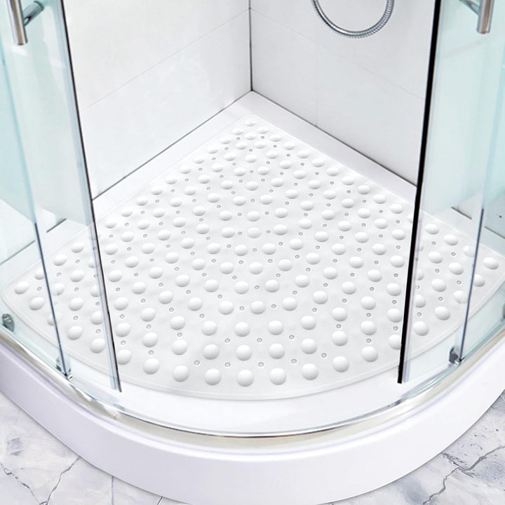 Duschmatte rutschfest Antirutschmatte Dusche 70 x 70 cm: Eckduschmatte Dreieckig Duscheinlage rutsch