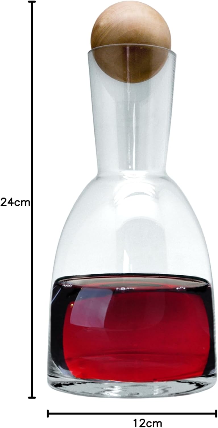 Vin Bouquet FIA 316 Weindekanter, Glas, braun und transparent, 24 x 12.5 cm, ursprüngliche, 24x12.5x