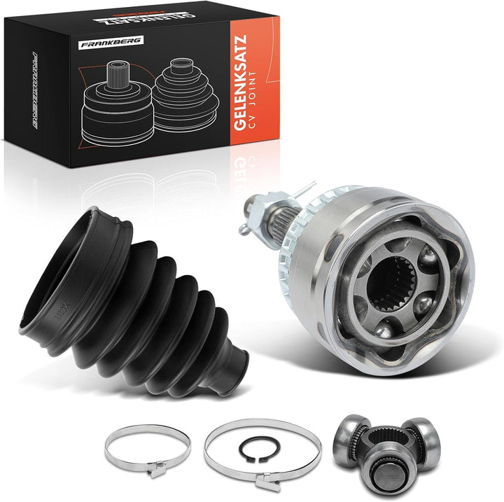 Frankberg 1x Gelenksatz Vorne Getriebeseitig Kompatibel mit A4 8E2 B6 1.8L 2000-2004 A4 8EC B7 1.8L-