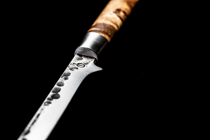 Forged VG10 Fischfiletiermesser, 18cm, handgefertigt, in Holzkiste