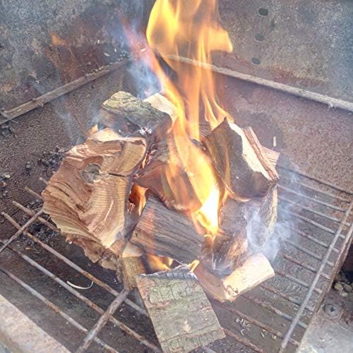 Landree® Pflaume Grill-Holz 3,5KG - Wood Chunks Natural-Fire - 100% Natur statt Holzkohle 3,5 kg, 3,