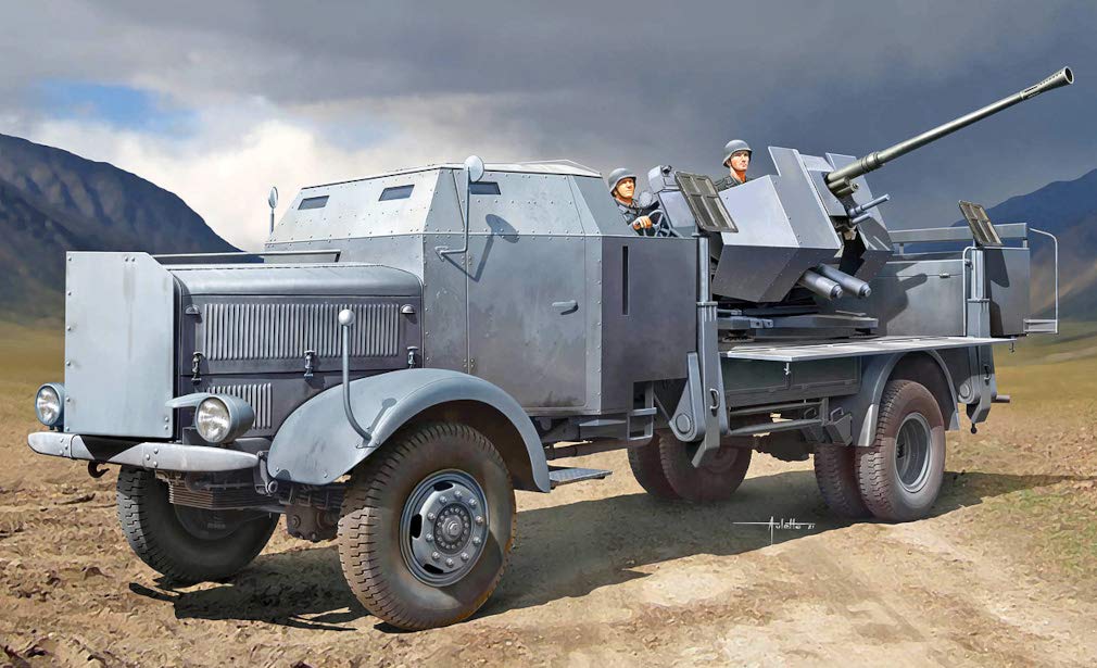 Trumpeter 09593 - German L4500A Mit 3.7Cm Flak 37 - massstab 1/35 - Modellbausatz
