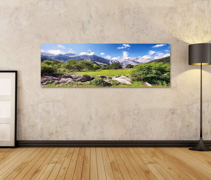 islandburner Bild auf Leinwand Karwendelgebirge In Österreich Europäischen Alpen Wandbild Poster Kun