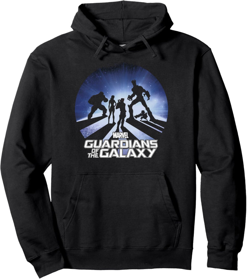 Marvel Guardians Of The Galaxy Group Line Up Silhouette Pullover Hoodie