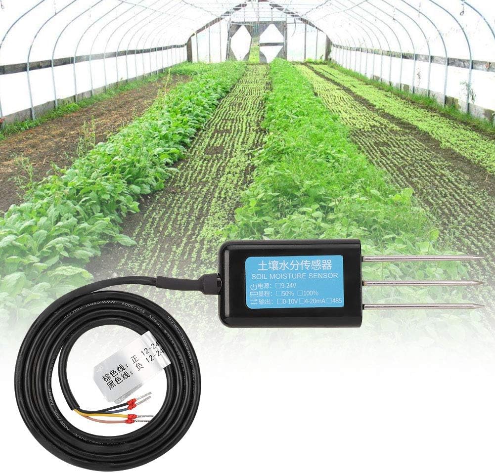 Tyenaza Bodenfeuchtesensor, RS485-Ausgang Bodenfeuchtesensor Feuchte Messgerät für Garten, Landwirts