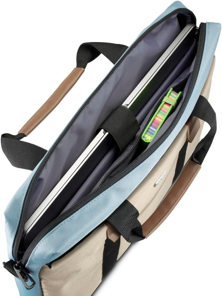 Hama Laptop-Tasche Silvan, nachhaltig, von 34-36 cm (13,3"- 14,1"), Hellblau