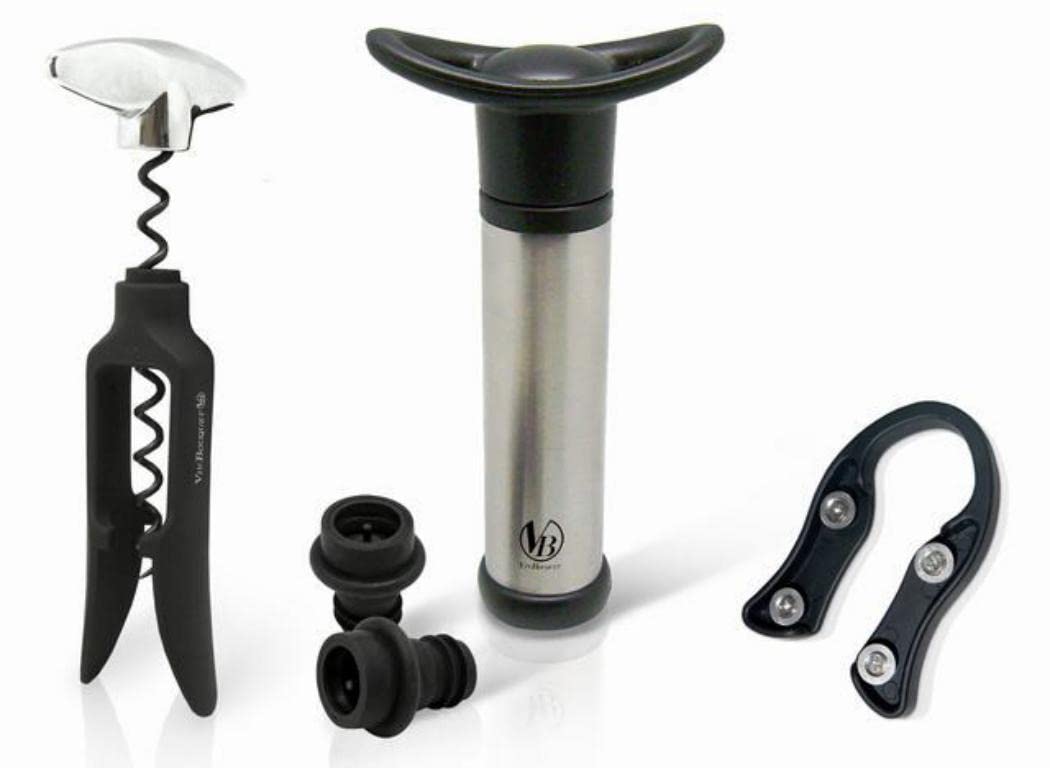 Vin Bouquet FI 003 Set - Drehkorkenzieher-Set und Pumpe