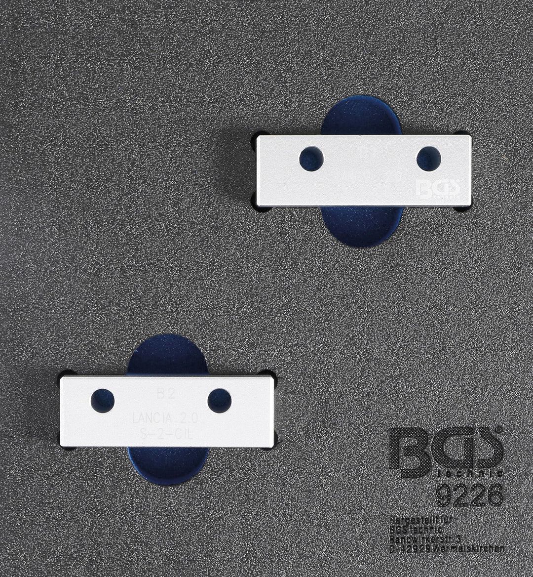 BGS 9226 | Werkstattwageneinlage 1/6: Nockenwellen-Arretierwerkzeug-Satz | für Lancia K 2.0l 20V, fü