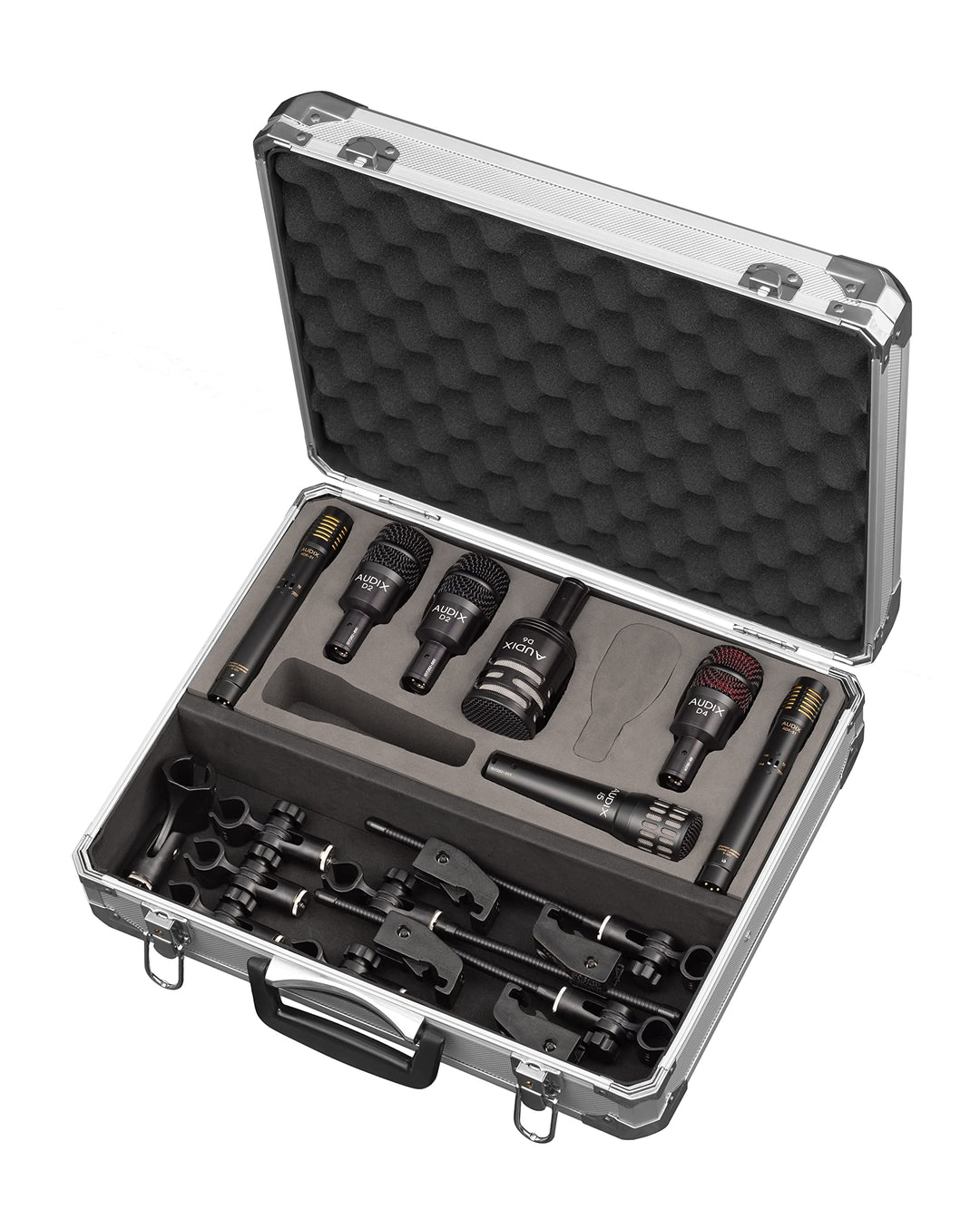 Audix DP-7 Mikrofon-Zusammenstellung für Drum-Sets mit 7 Mikrofonen und Zubehör