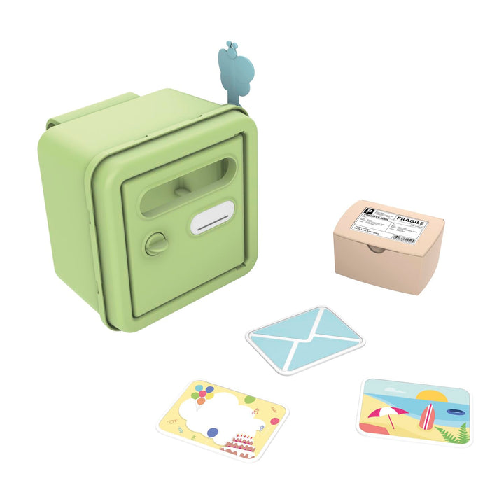 Smoby Life – Briefkasten – Spielhaus-Zubehör – Enthält Paket, Karte, Einladung und Umschlag – Recyce