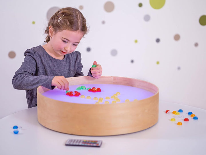 Betzold - Lichttisch, rund - Leuchttisch Lichtplatte Leuchtplatte Lichtkasten LED