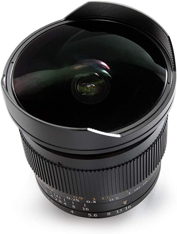 TTArtisan 11 mm F2.8 Kameralinse, Fisheye, kompatibel mit EOS R Mount Kameras wie R RP R5 R6 Schwarz