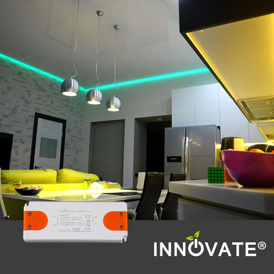 LED Trafo ECO 12 Volt/DC, 0-50W - LED Treiber - Transformator - Netzteil - Driver von INNOVATE® (12V