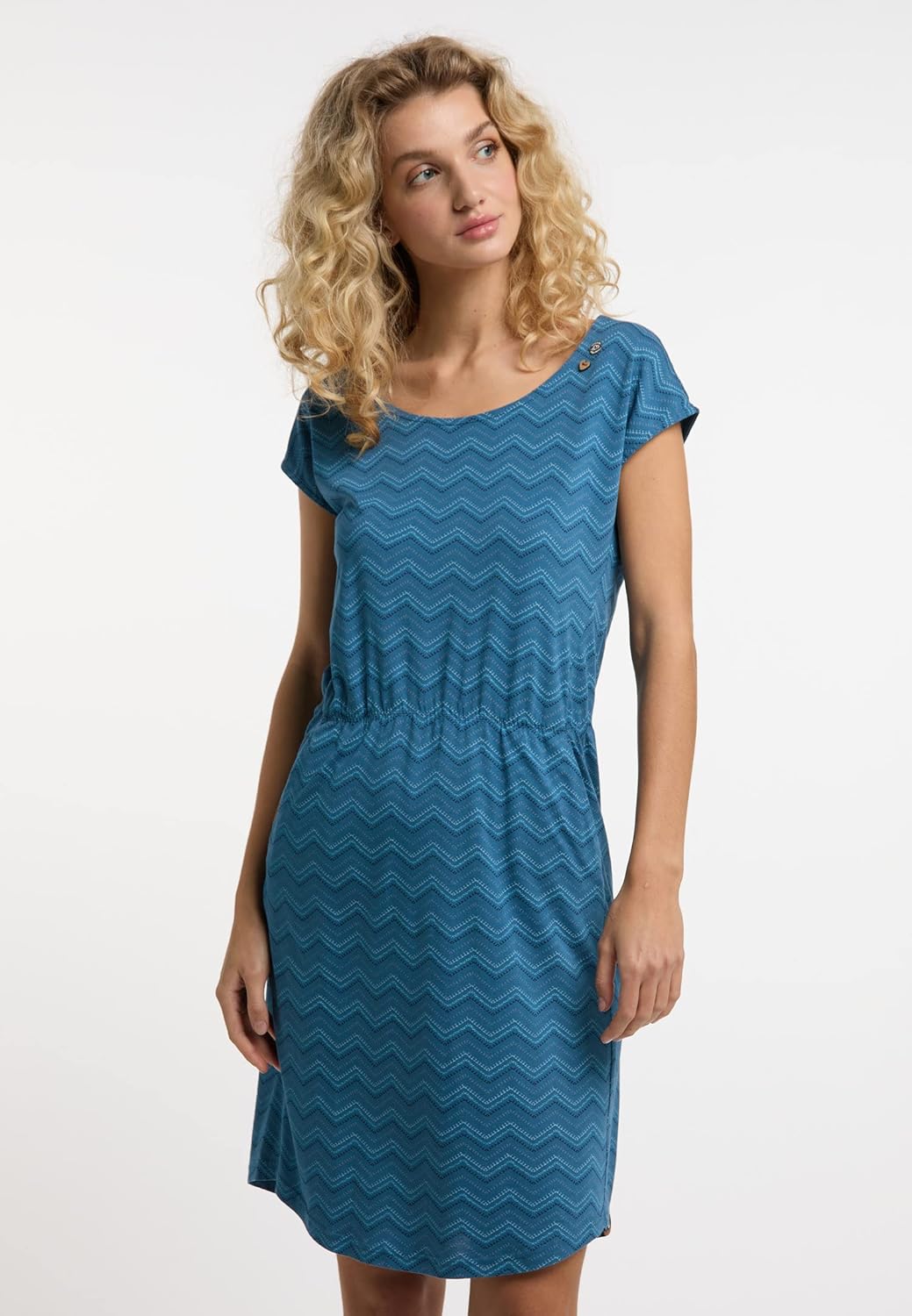 Ragwear LILITHE Damen Kleid M Indigo Blue, M Indigo Blue