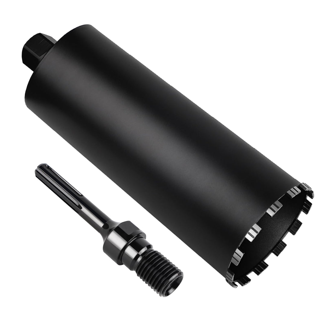 CPROSP 1¼" UNC Diamantbohrkrone mit SDS MAX Adapter, Kernbohrkrone DM 200mm, L 420mm, Kernbohrer für