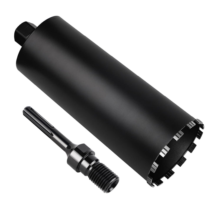CPROSP 1¼" UNC Diamantbohrkrone mit SDS MAX Adapter, Kernbohrkrone DM 200mm, L 420mm, Kernbohrer für