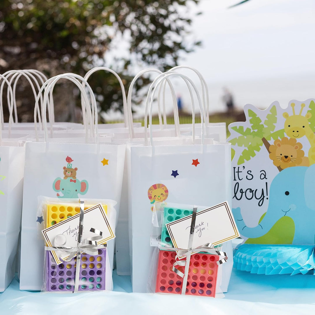 THE TWIDDLERS 24 Mini Vier Gewinnt Brettspiele für Jungen & Mädchen - Mitgebsel, Mitbringsel, Gastge