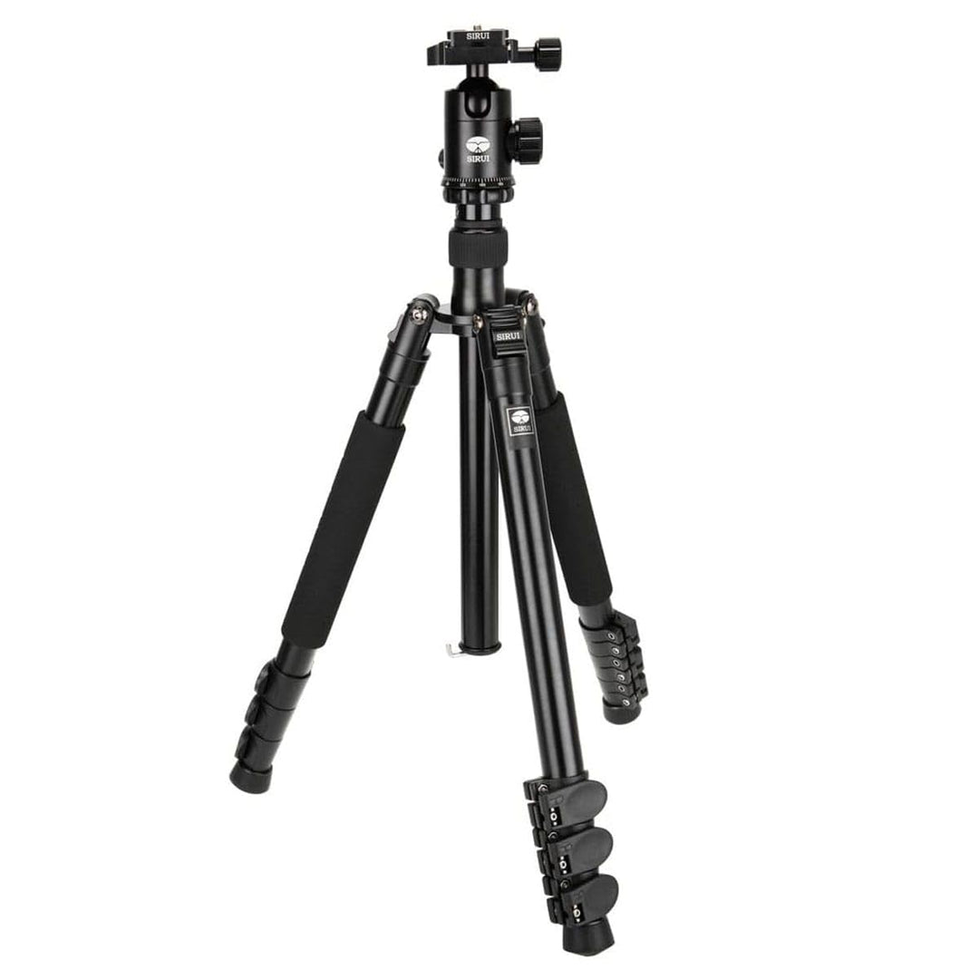 Sirui ET-2004/E-20 Easy Traveler Dreibeinstativ (mit E-20 Kopf, Aluminium, Höhe: 144 cm, Gewicht: 1,