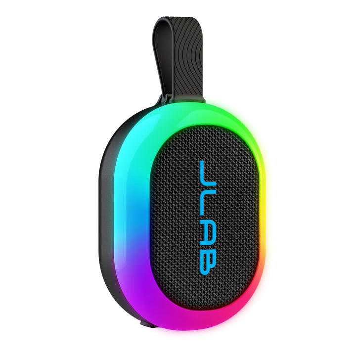 JLab Pop Party Ultrakompakter, tragbarer Bluetooth-Lautsprecher mit 8+ Std. Akku, 5W kabelloser, Kle