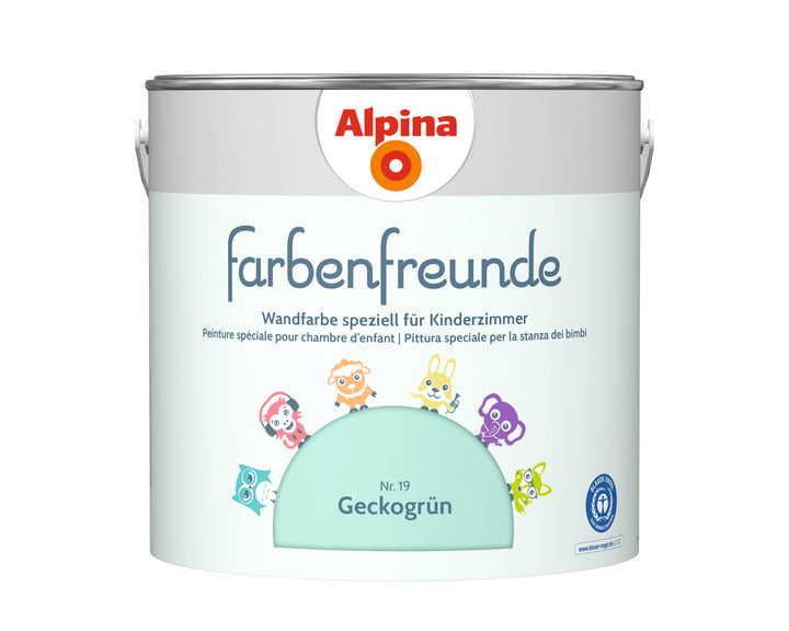 Alpina Farbenfreunde Nr. 19 Geckogrün 2,5 Liter matt, Geckogrün