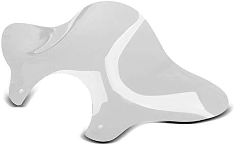 Windschild Batwing mit 4-Punkt-Fixierung für Custom Bikes klar