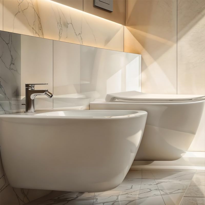 Ideal Standard - i.life B Einloch-Bidet mit komplett verdeckten Befestigungen, weiss