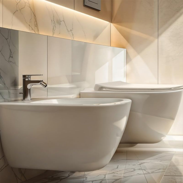 Ideal Standard - i.life B Einloch-Bidet mit komplett verdeckten Befestigungen, weiss
