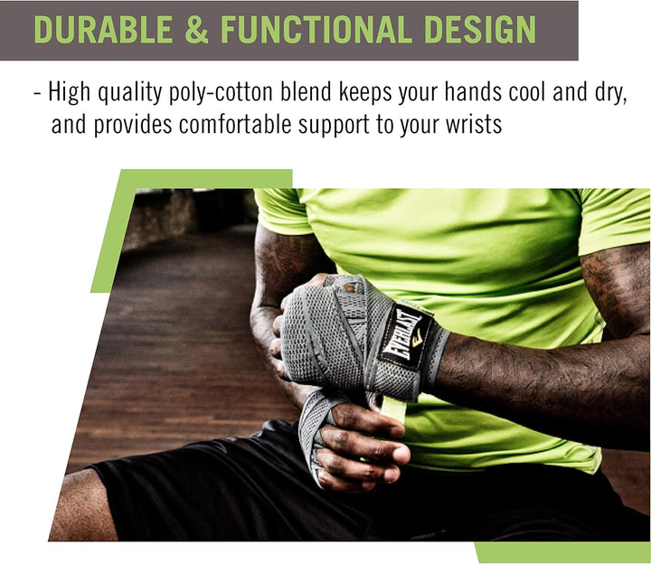 Everlast Flexcool Handbandagen grau, grau