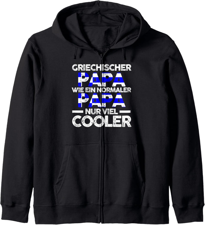 Griechenlandischer Papa Vater Grieche Griechenland Kapuzenjacke
