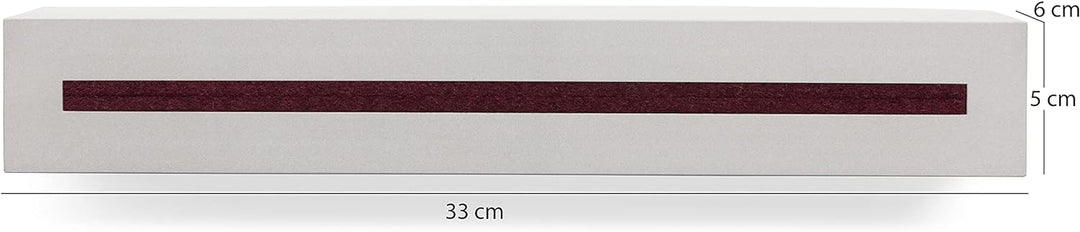 Buchenbusch urban design Schlüsselbrett mit Ablage aus Beton "light edition" 33x6x5 cm, Schlüsselboa