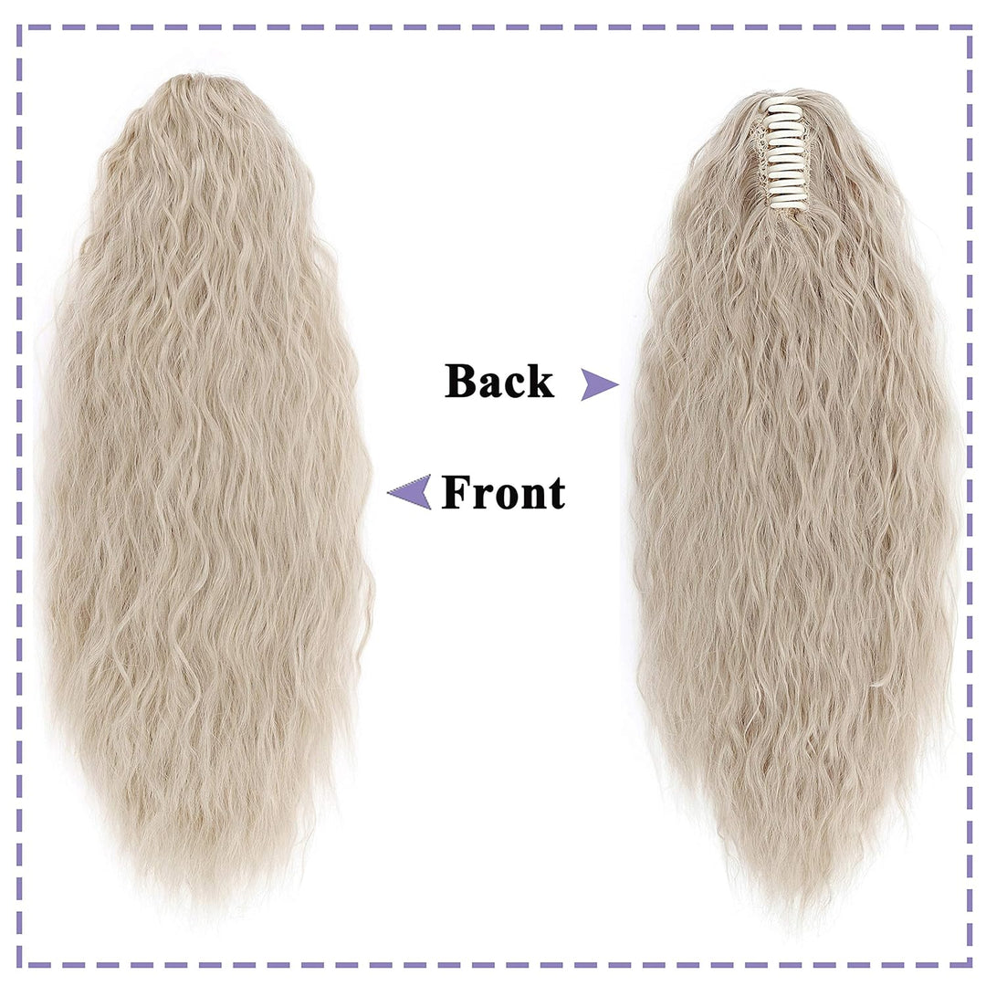 SEGO Ponytail Extension Pferdeschwanz Zopf Corn Wavy Haarteil Haarverlängerung Hair Piece Haar mit K