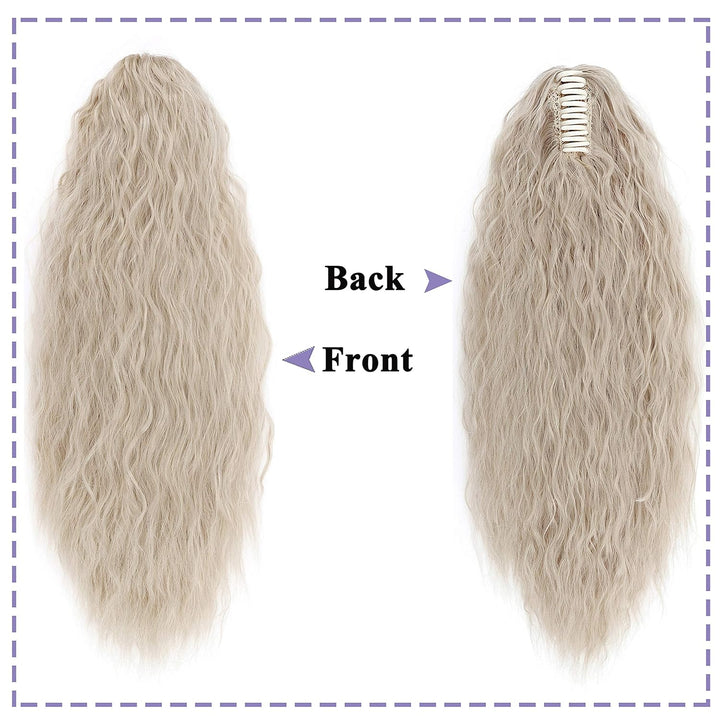 SEGO Ponytail Extension Pferdeschwanz Zopf Corn Wavy Haarteil Haarverlängerung Hair Piece Haar mit K