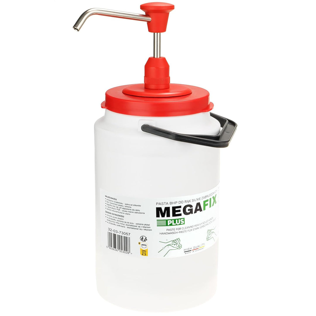 STIX Handreiniger Profi mit Dosierpumpe u. Wandhalter Handwaschpaste 3 Liter Waschpaste (Handwaschpa