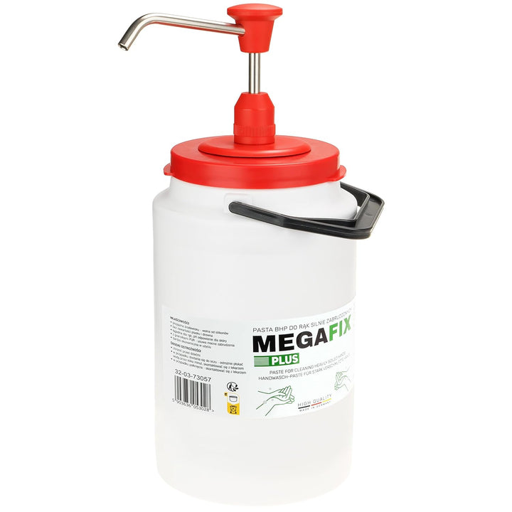 STIX Handreiniger Profi mit Dosierpumpe u. Wandhalter Handwaschpaste 3 Liter Waschpaste (Handwaschpa