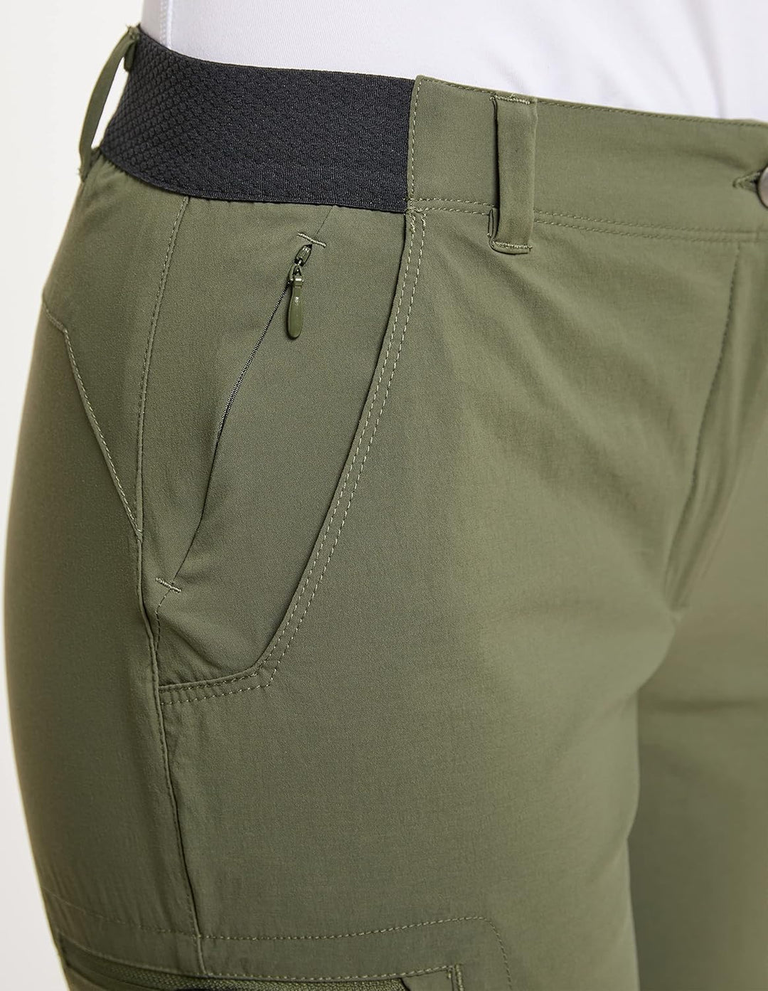 HOT sportswear Damen Wanderhose Ottawa Bermuda 36 Pale Olive, 36 Pale Olive