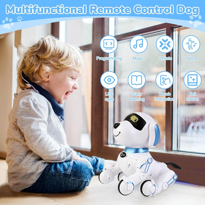 Spielzeug für 8+ Jahre Mädchen Junge: Roboter Hund Ferngesteuert Spielzeug ab 8 9 10 11 12 Jahre Kin