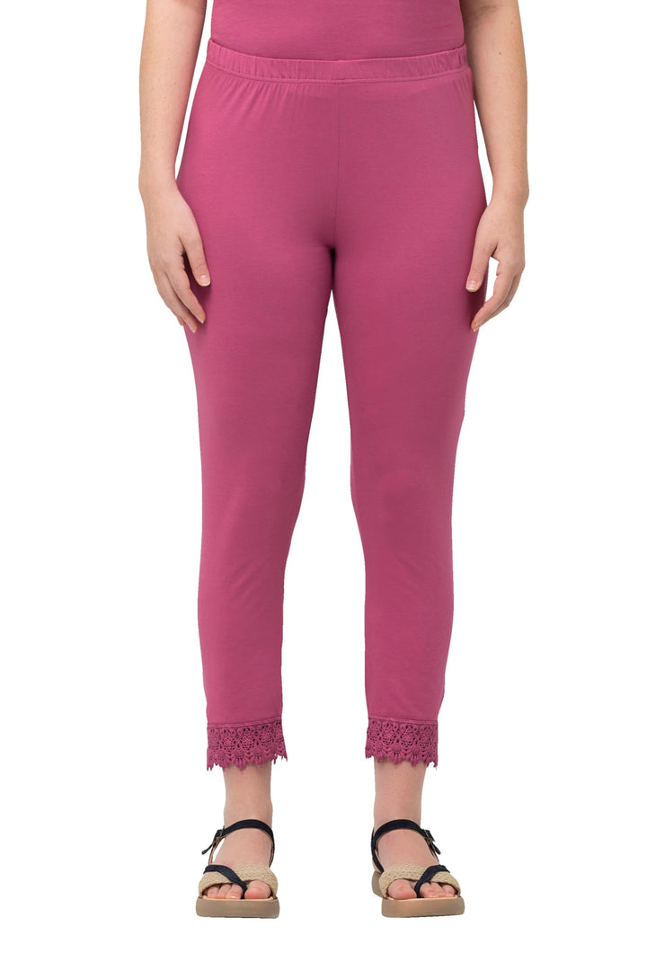 Ulla Popken Damen Hosen 45W Fuchsia, 45W Fuchsia