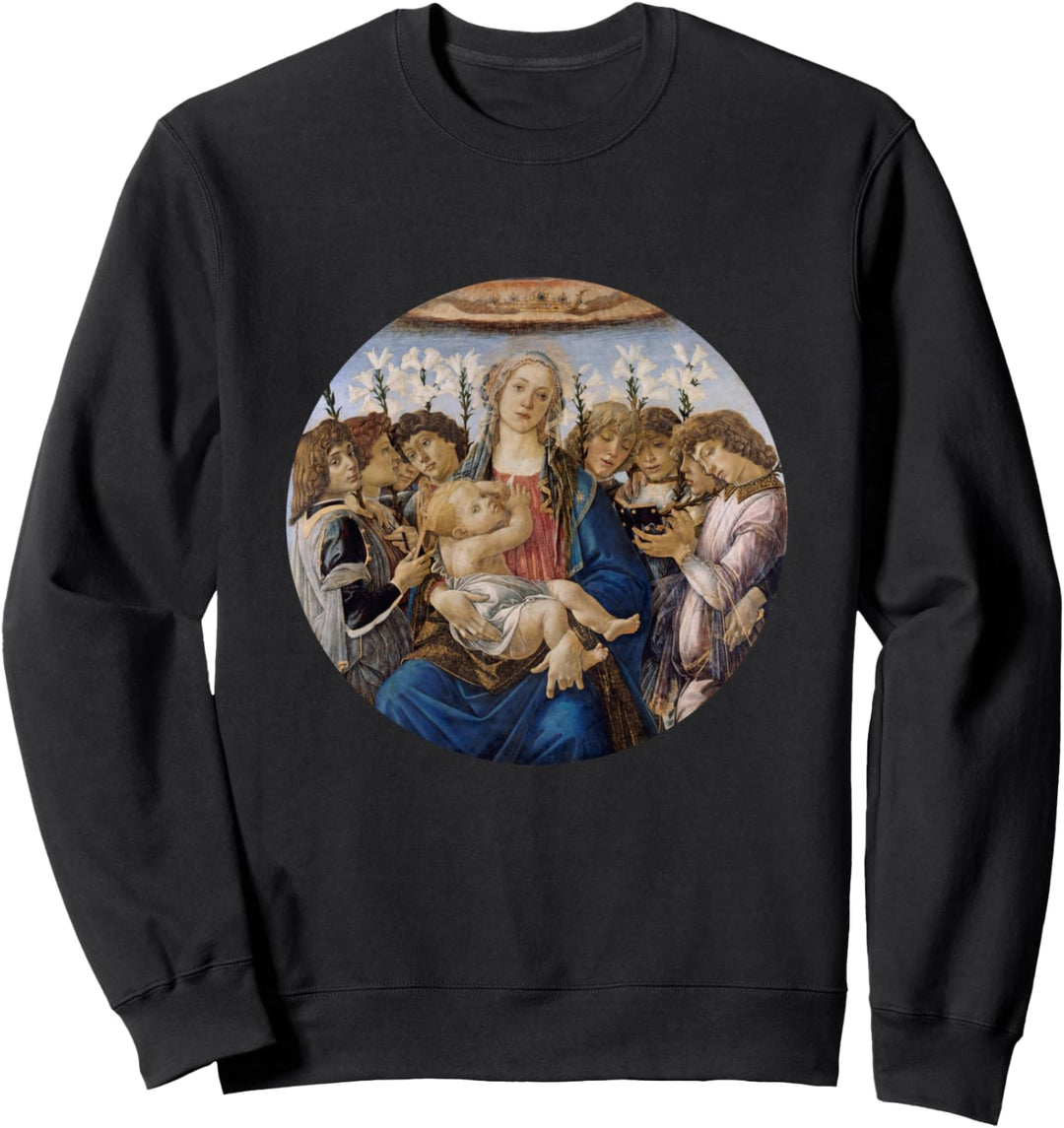 Sandro Botticelli Madonna und Kind mit acht Engeln Sweatshirt
