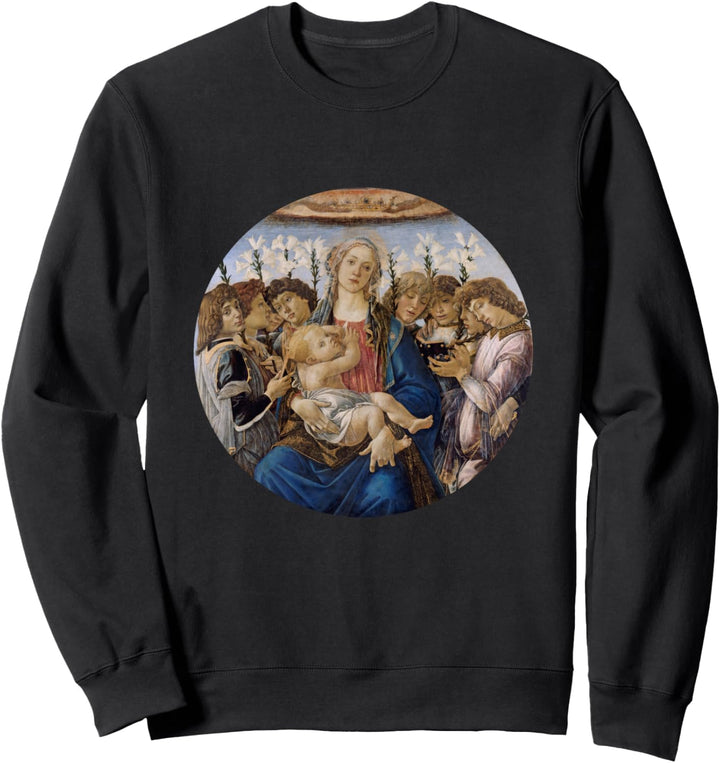 Sandro Botticelli Madonna und Kind mit acht Engeln Sweatshirt