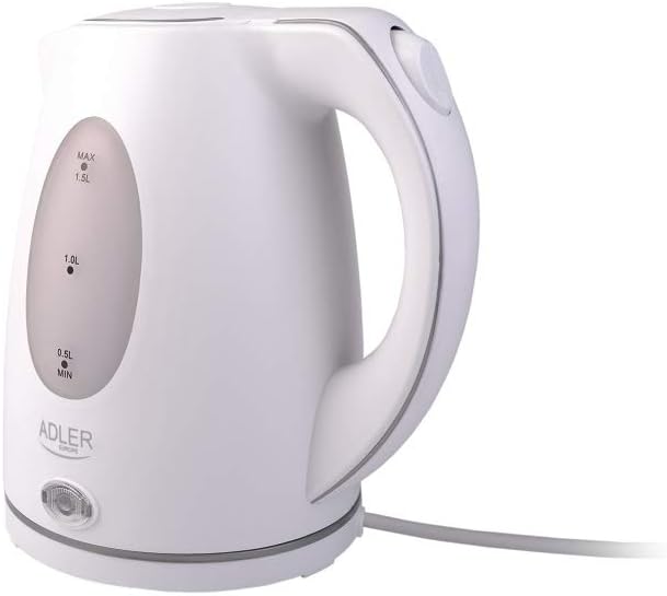 Adler AD 1207 Wasserkocher 1,5 L, weiss