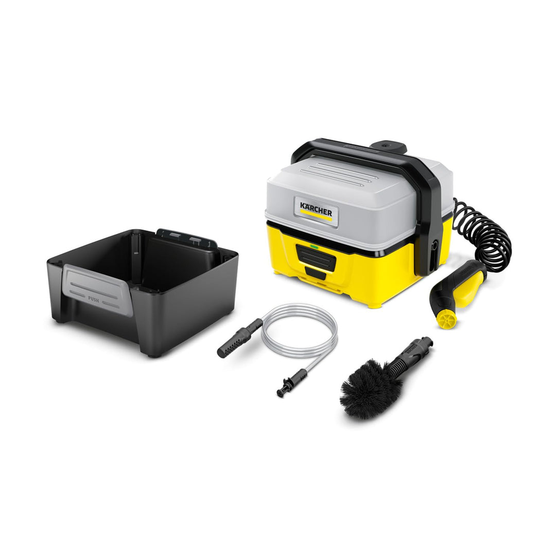 Kärcher Mobile Outdoor Cleaner OC 3 Adventure Box (Wassertankvolumen: 4 l, Lithium-Ionen-Akku, abneh